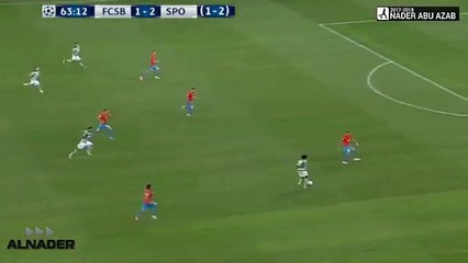 Gelson Martins Amazing Goal - FCSB vs Sporting CP 1-3