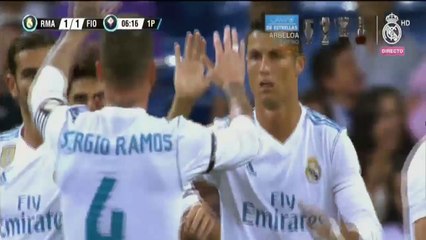 Boria Mayoral Goal - Real Madrid vs Fiorentina 1-1 24.08.2017