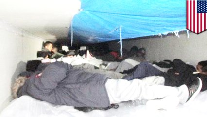 U.S. officials save 60 illegal immigrants from refrigerated truck