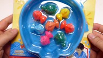 Doraemon ドラえもん - Counting Fish - Fishing Game We show Play-Doh Surprise Balls with Toys -