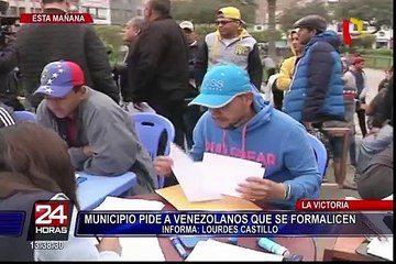 La Victoria: empadronan a venezolanos en el emporio comercial de Gamarra