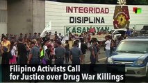 Filipino Activists Call for Justice for Drug War Killings