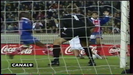 PSG 1 2 OM 97 98 avec le penalty obtenu par Ravanelli partie 4