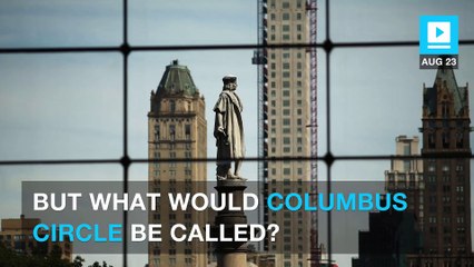 下载视频: NYC's Christopher Columbus statue could be removed next