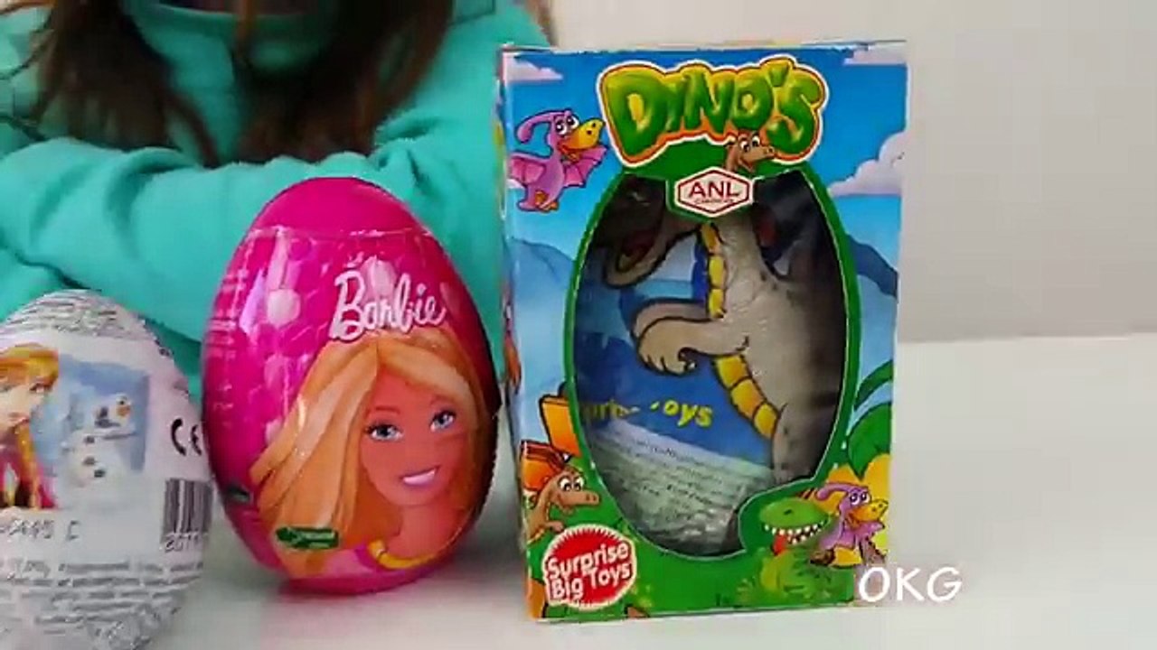 Барби динозавры ду Яйца замороженный замороженные Hd h макси Открытие Пеппа свинья Скуби сюрприз