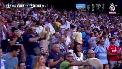 Cristiano Ronaldo Amazing Goal ~ Real Madrid vs Fiorentina 2-1