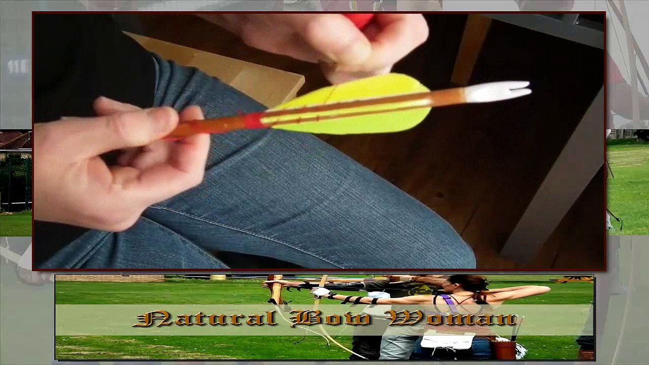 Wooden Arrow Wrapping / Whipping demo - DIY Archery