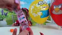 Video Niños para y masha oso de las bolas con una sorpresa reventar las bolas mignon Ingres BERDS Minni Maus
