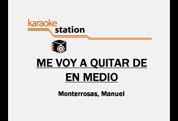 Vicente Fernández - Me voy a quitar de en medio (Karaoke)