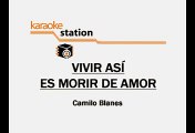 Vivir Asi es Morir de Amor - Camilo Sesto (Karaoke)