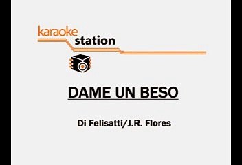 Dame un beso - Yuri (Karaoke con voz guia)