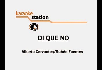 Dí Que No - Pedro Infante (Karaoke)