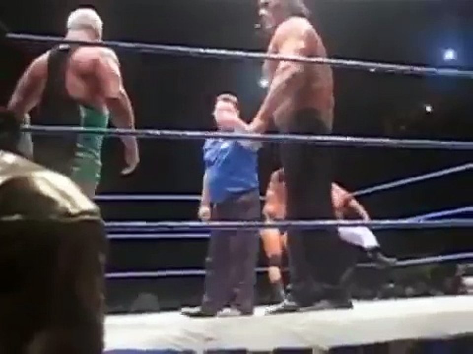 The Great Khali & Finlay vs Batista & Rey Mysterio
