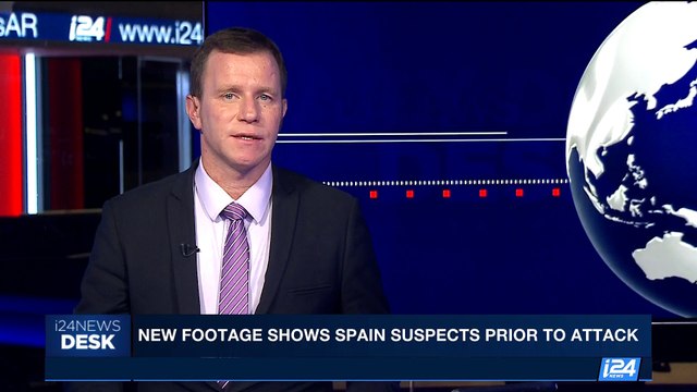 i24NEWS DESK | New footage show Spain suspects prior to attack | Wednesday, August 24th 2017