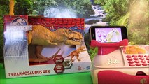 Par par jurassique Nouveau examen jouets déballage monde Chomping t-rex tyrannosaurus rex wd