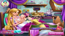 Bébé naissance soins Jeu enceinte Princesse ♥ disney anna rapunzel elsa compilation ♥