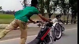 STUPID Wheeling In Lahore Bike Stunts