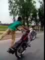 STUPID Wheeling In Lahore Bike Stunts