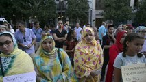 Muslims rally in Spain against terrorism after attacks