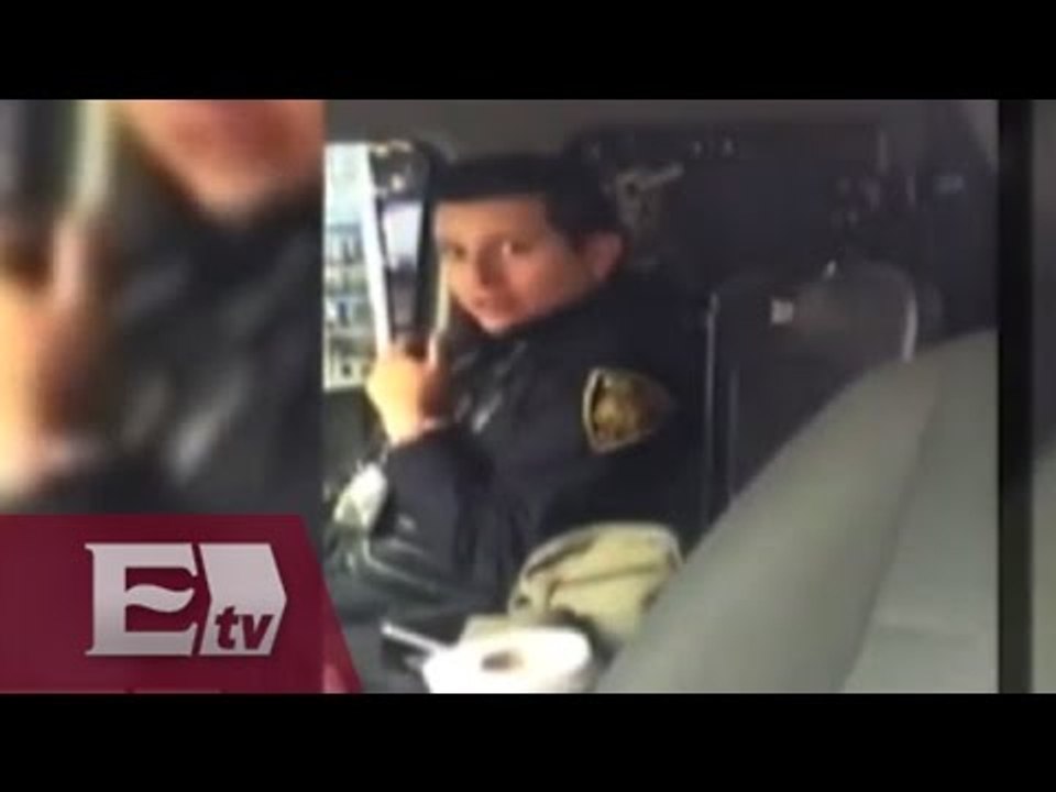 Graban a policías capitalinos en servicio comprando bebidas alcohólicas/ Vianey Esquinca