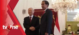 Jokowi Terima Sekjen Partai Komunis Vietnam di Istana