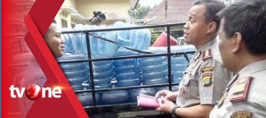 Polisi Bongkar Komplotan Pembuat Aqua Galon Palsu