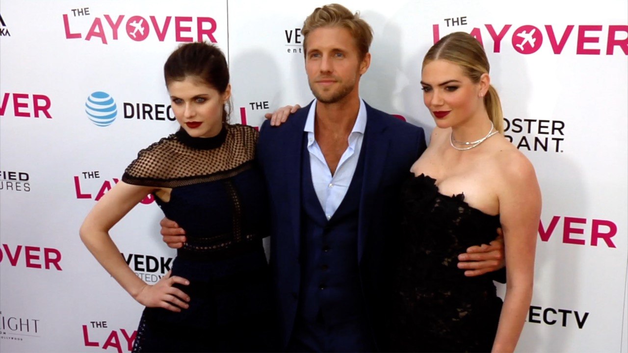 Alexandra Daddario, Kate Upton, Matt Barr "The Layover" Premiere Red Carpet