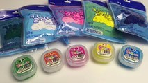 DIY How To Make Rainbow Colors Skewer Foam Clay Slime Learn Colors Toys | Kids Songs | Bob