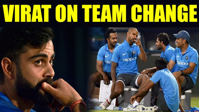 India vs Sri Lanka 2nd ODI : Virat Kohli finds no reason to change team | Oneindia News