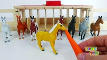 Horse Stables Playset for Kids!! Melissa and Doug Take along Show Horse [Yippees Toys]