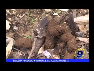 Barletta | Degrado in Via Mura S  Cataldo, protesta