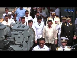 duterte russian warship admiral tributs visit