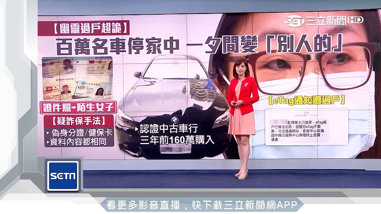 扯 百萬名車停在家竟被 偽造證件 偷過戶 三立新聞台 影片dailymotion