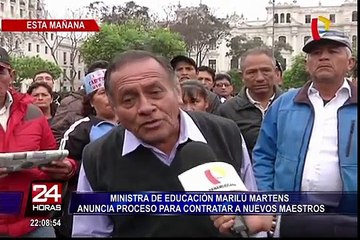 Ministra de Educación anuncia proceso para contratar a docentes de reemplazo