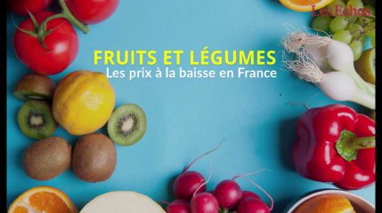 Le prix des fruits et légumes à la baisse en France