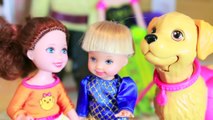 S3 E1 Frozen TRIPLETS Get A Puppy DOG Kristoff Anna Family Disney Barbie Dolls AllToyColle