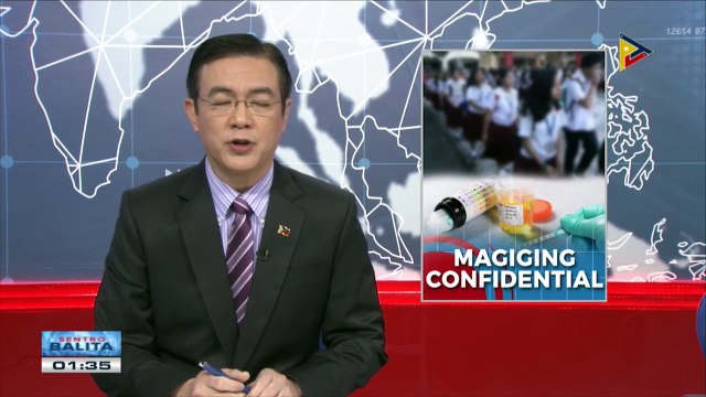 Mga impormasyon ukol sa isasagawang drug testing ng DepEd, magiging confidential