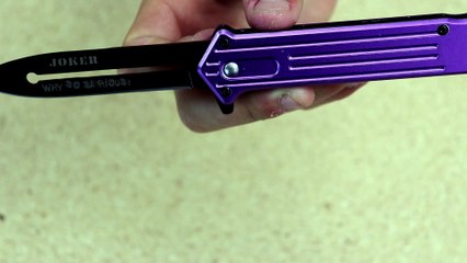 "Why So Serious?" Purple Joker Knife Review