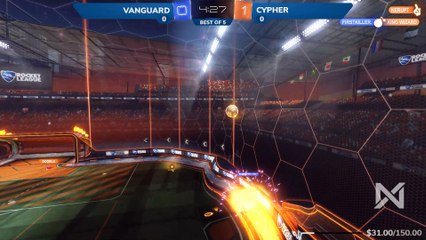 Rocket League - Firstkiller Gets The Tiniest Midair Tap To Slip Around The Defence - by TheRocketDailies