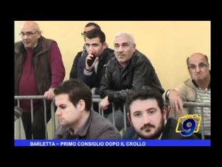 Barletta | Primo consiglio dopo il crollo