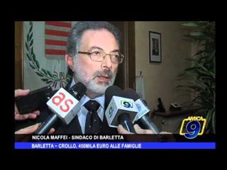 Download Video: Barletta | Crollo, 450 mila euro alle famiglie