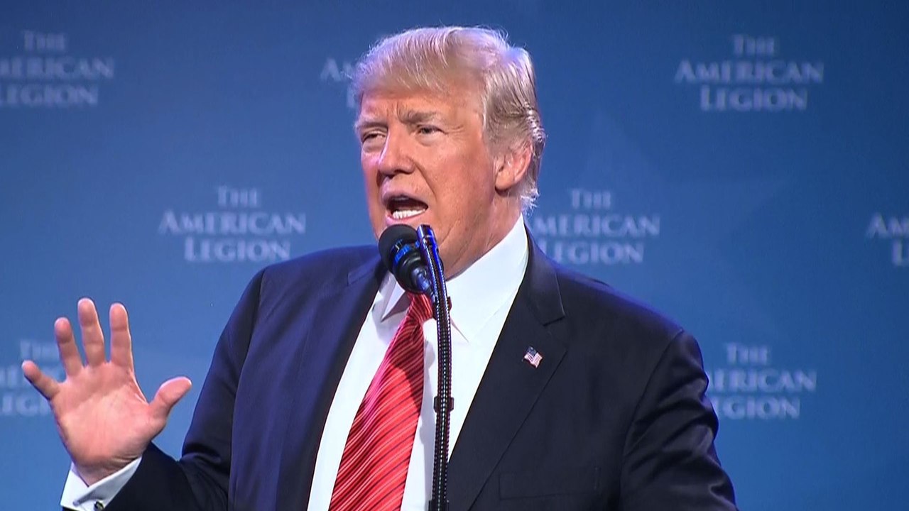 Donald Trump veut une "union basée sur des vale...