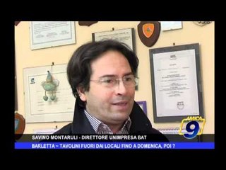 Barletta | Tavolini fuori dai locali fino a domenica, poi?