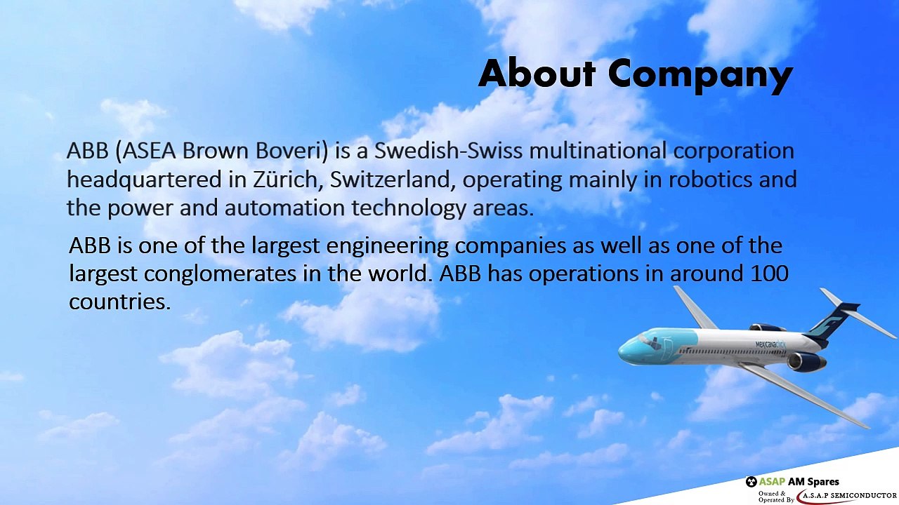 ABB Parts - ASAP AM Spares