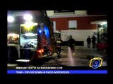 Trani | Esplode bomba in piazza indipendenza