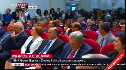 Devlet Bahçeli: Koray Aydın'ın istifası bizim için hayırlı oldu