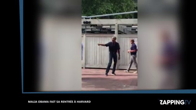Barack et Michelle Obama avec leur fille Malia pour sa rentrée à Harvard (vidéo)