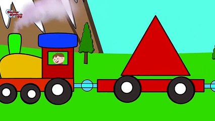 Figuras geometricas para preescolar en español. Aprende figuras geometricas con el tren Ch