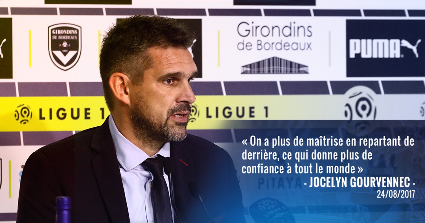 Point Presse de Jocelyn Gourvennec avant Bordeaux - Troyes