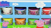 Peppa Pig and Cars Doug Set, Play Doh Sweet Creations with Peppa Pig Toys, Playdough Video